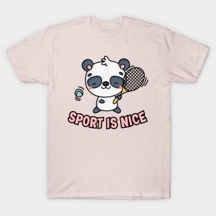 Cute Sport Panda T-Shirt